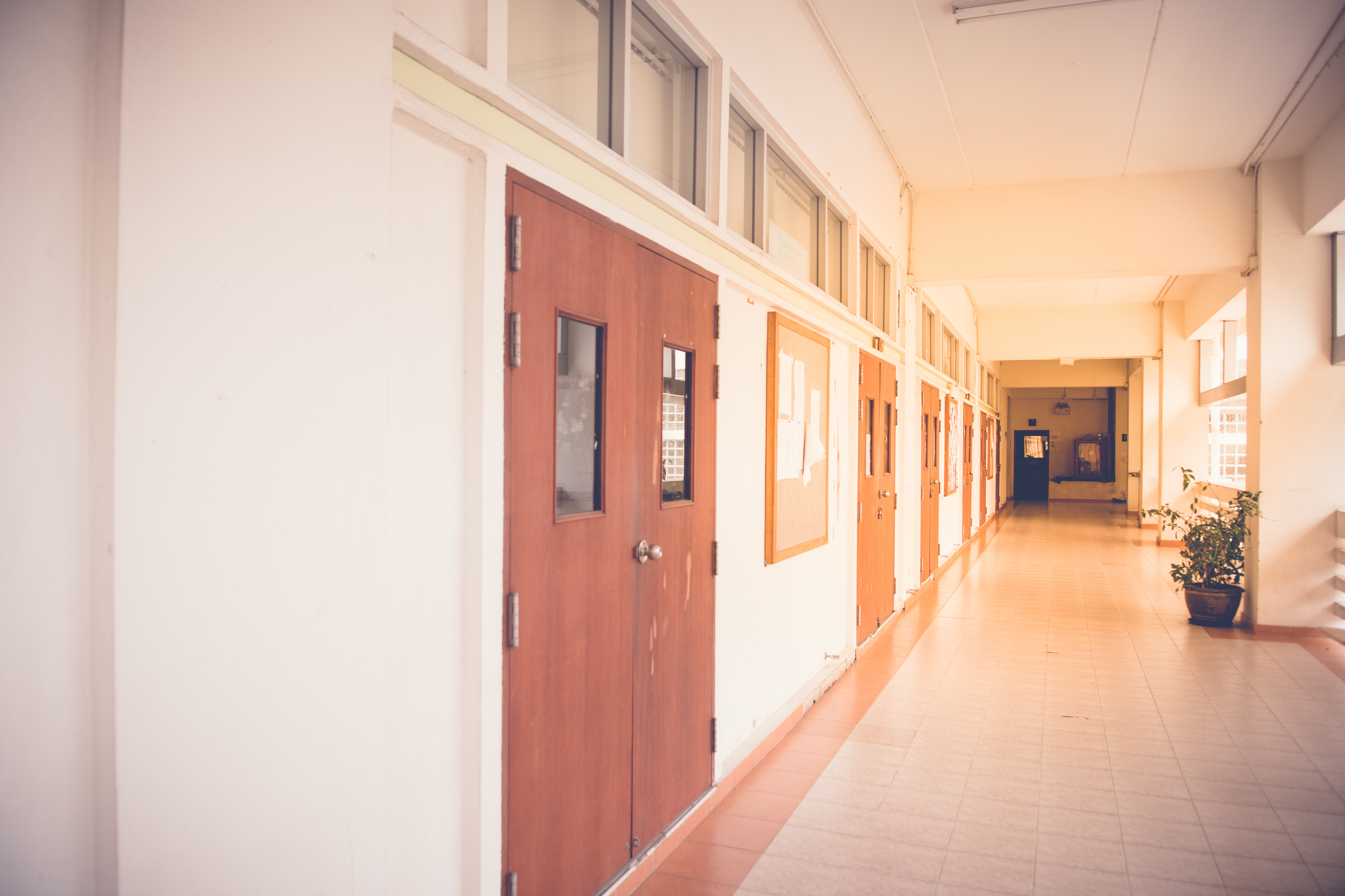 Campus corridor